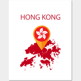 Hong Kong t-shirt gift Posters and Art